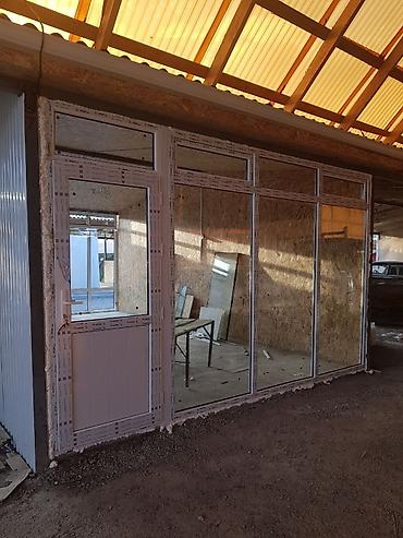 Готовые пластиковые окна: Пластик эшик терезелер МОСКИТНЫЕ СЕТКИ термо тёплая серия фасадное — 14