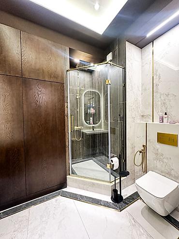 belgravia: 3 комнаты, 105 м², Асанбай мкр Элитка, 6 этаж, Дизайнерский ремонт — 3