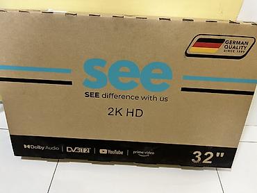 SEE 32" Smart TV – 2K HD Xüsusiyyətlər: - Ekran ölçüsü: 32 düym -