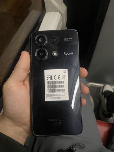 redmi tablet: Redmi Note 13, 256 GB, rəng - Qara, Barmaq izi, İki sim kartlı, Face ID
