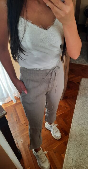 lagane pantalone: S (EU 36), Visok struk, Ravne nogavice