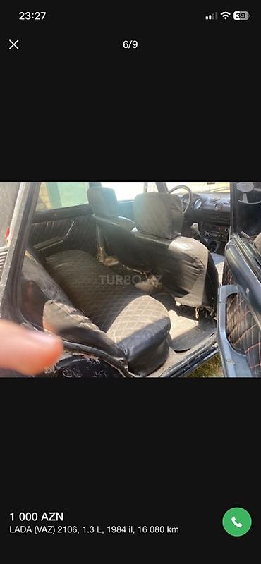 qaz balonu qiymətləri: VAZ (LADA) 2106: 1.3 l | 1982 il 16080 km Sedan — 6