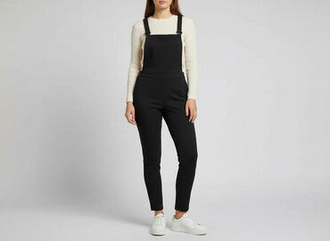 legginsy bezszwowe z wysokim stanem push up: Stradivarius, Напівкомбінезони жіночі, розмір M
