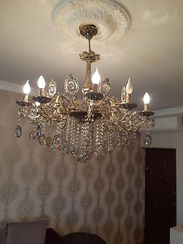 İşıqlandırma: Çılçıraq, 10 və daha çox lampa, Metal — 2