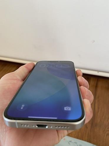 Apple iPhone: IPhone 15 Pro, Б/у, 256 ГБ, White Titanium, Кабель, 89 % — 6