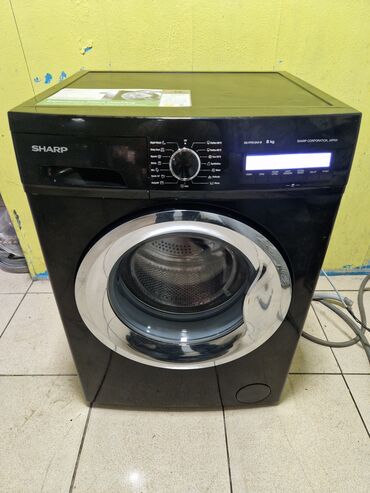 Paltaryuyan maşınlar: Paltaryuyan maşın Sharp, 8 kq, İşlənmiş, Avtomat, Qurutma var, Kredit yoxdur, Ödənişli çatdırılma