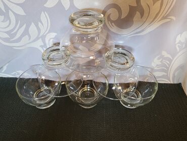 Čaše: Case nove za sladoled iz 2010 god. Case staklene,sve na njima odsjaj — 6