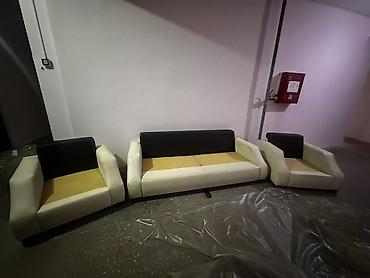 ucuz perde: İşlənmiş, Divan, 2 kreslo, Divan, Bazasız, Açılan — 1