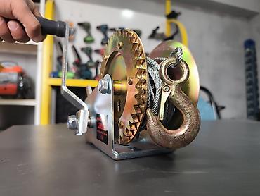 124 рычаг: Ручная лебедка с тросом HAND WINCH 1000 lbs. Описание: - Механичес,кая — 5