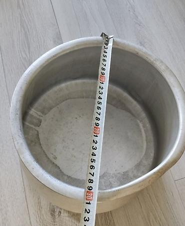 aluminium qazanlar: Alüminium qazanıncı (kütləvi bişirmə üçün) - Material: qalın divarlı — 3