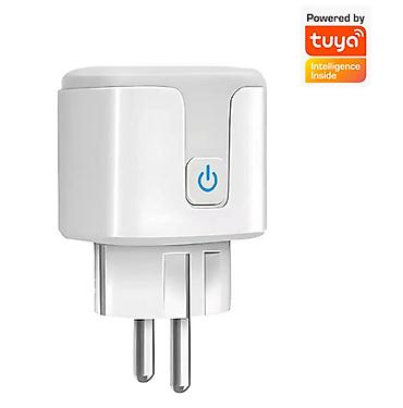smart light: Умная WiFi розетка 20А со счетчиком электроэнергии Tuya Smart, Розетка — 2