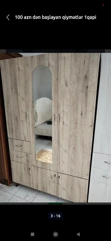 Dolablar: Yeni, Açılan, 2 qapılı Düz dolab, Dolab-asılqan, Azərbaycan — 8