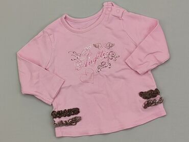 koszula z roza: Bluzka, George, 6-9 m, stan - Dobry
