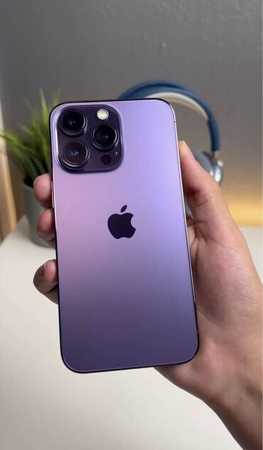 iphone xs max цена в бишкеке цум: IPhone 14 Pro Max, Колдонулган, 256 ГБ, Deep Purple, Заряддоочу түзүлүш, Коргоочу айнек, Каптама, 93 %