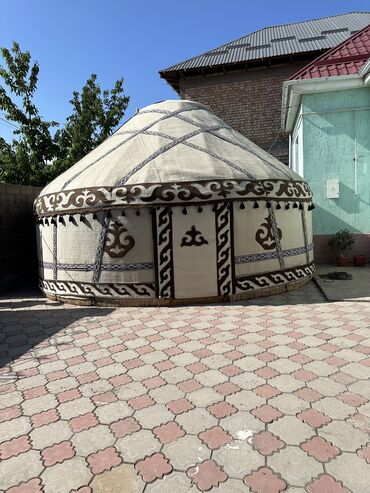 Аренда юрт: Аренда юрты, Каркас Деревянный, 75 баш, Стулья, Казан, Посуда — 6