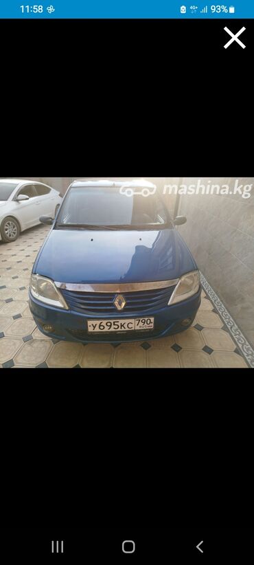 камаз самасуал: Renault Logan: 2005 г., 1.4 л, Механика, Бензин, Седан lalafo.kg да камаз самасуал: Renault Logan: 2005 г., 1.4 л, Механика, Бензин, Седан