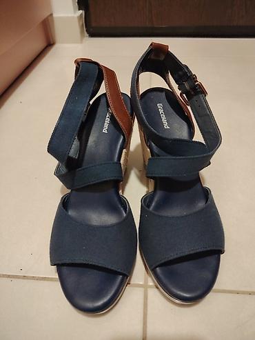 Sandale: Ženske sandale na punu petu – Graceland - Model: espadrile na — 1