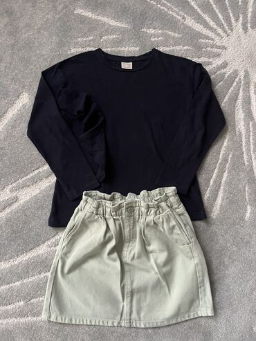 new yorker obrenovac: Zara, Set: T-shirt, Skirt, 122-128