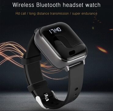 headset: Wireless Bluetooth Headset Watch – ZT8 İki funksiyanı birləşdirən