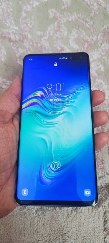 Samsung: Samsung Galaxy S10 Plus, rəng - Qara, Barmaq izi