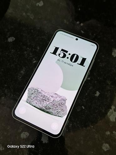 Samsung Galaxy A55 5G, Новый, 256 ГБ, цвет - Белый, 1 SIM, 2 SIM, eSIM