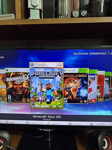 gta vice city disk: Xbox 360 fat 500gb ideal veziyyətdə proşivka modeldi içində 40+ məşhur — 9