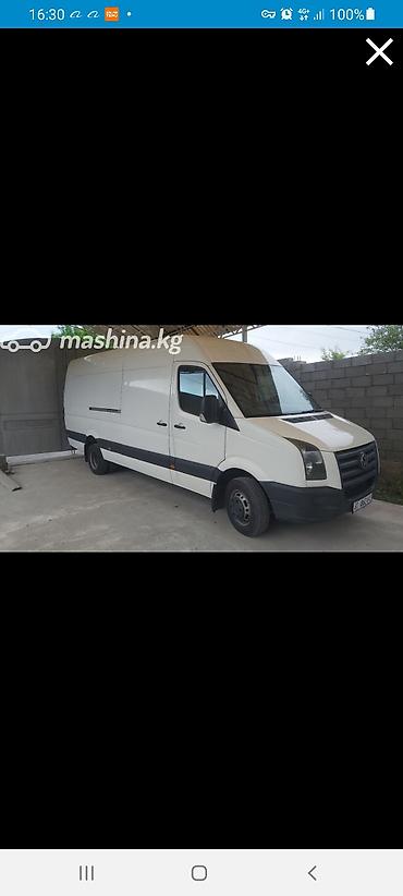 Унаа: Volkswagen Crafter грузовой фургон, длинная база и высокий потолок — 3
