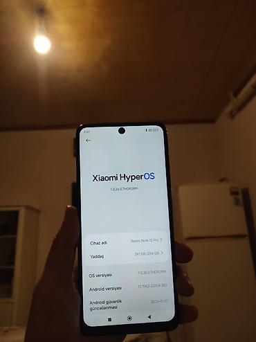 xiaomi redmi note 8 pro optimal: Redmi Note 12 Pro, 256 GB, rəng - Qara, Barmaq izi — 3