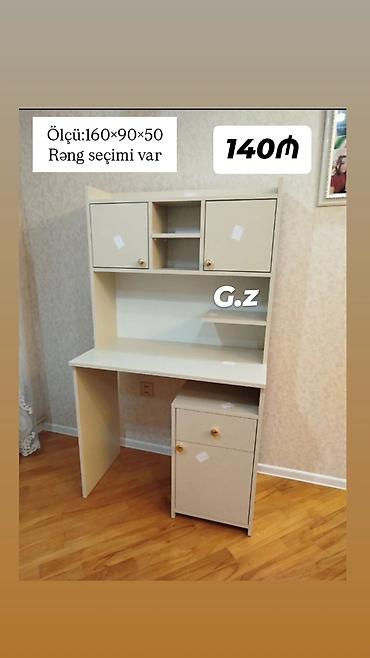 стеклянный стол офисный: *Yazı masası 140 Azn* ✔️İstehsal Rusiya Laminat 18/lik qalinliqda — 1