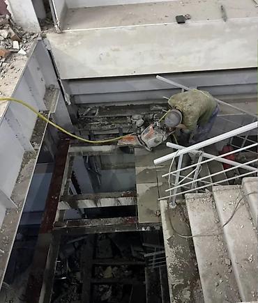 Beton işləri: Beton kəsim xidməti - Beton döşəmə, tavan və divarların dəqiq — 9