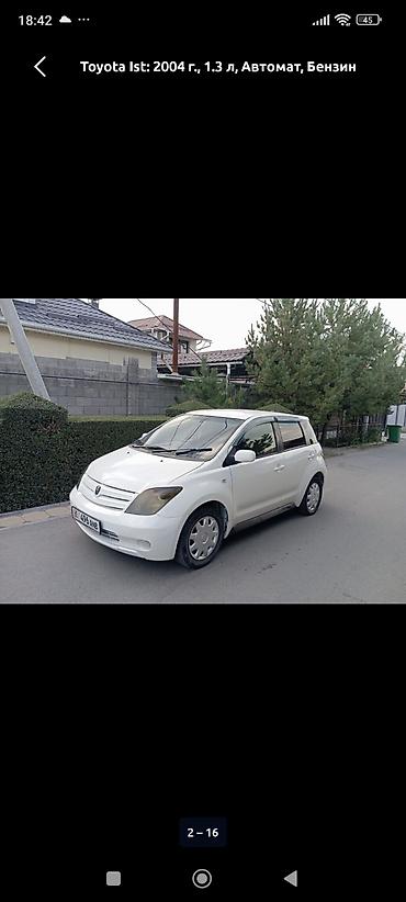 посадка машины: Toyota Ist: 2004 г., 1.3 л, Автомат, Бензин, Хэтчбэк — 4