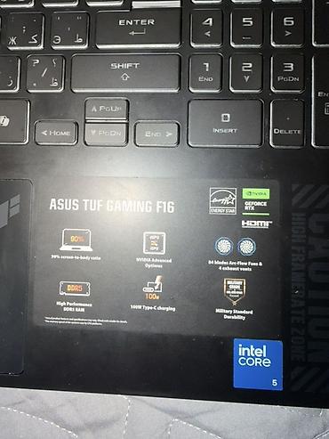 Ноутбуки ASUS: Игровой ноутбук ASUS TUF Gaming F16 - Экран с узкими рамками — 3