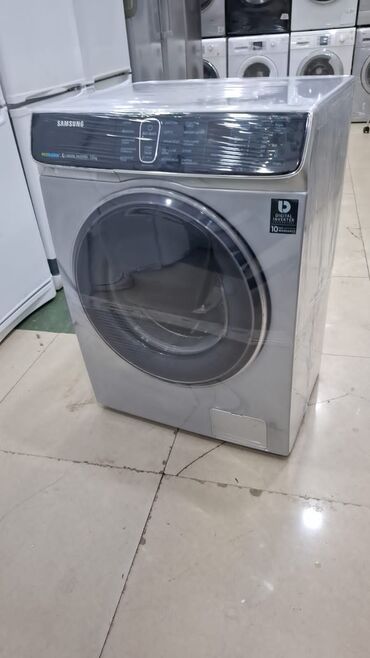 Paltaryuyan maşınlar: Paltaryuyan maşın Samsung, 10 kq, Avtomat, Qurutmasız, Kredit yoxdur