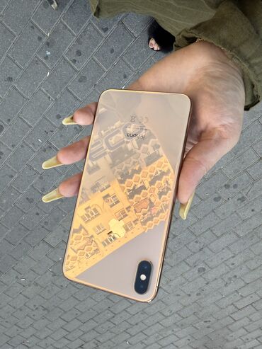 refurbished iphone xs max: IPhone Xs Max, 256 GB, Rose Gold, Zəmanət, Face ID, Sənədlərlə
