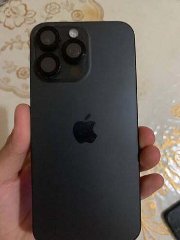 Apple iPhone: IPhone 15 Pro Max, Б/у, 256 ГБ, Black Titanium, Коробка, 96 %