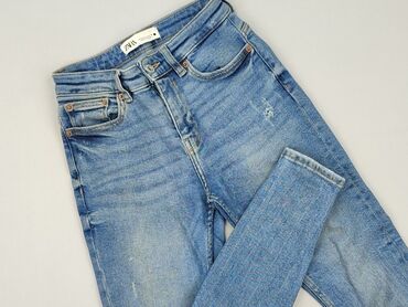 spodnie jeansy damskie klasyczne: Zara, Jeansy damskie, rozmiar XS