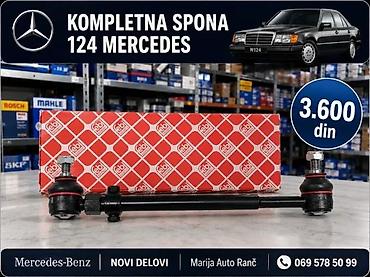 Steering Rods: KOMPLETNA SPONA 124 190 MERCEDES | Kompletna spona 124 190 — 2