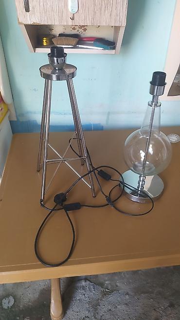 Masaüstü lampa gövdələri – 20ədəd dəst. - Material: metal xrom