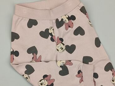 legginsy drukowane tanio: Spodnie dresowe, H&M, 12-18 m, stan - Dobry