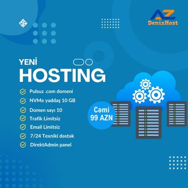 Veb saytların hazırlanması: Keyfiyyətli və Sürətli Hosting Xidmətləri! VPS | VDS | SSL | Domen
