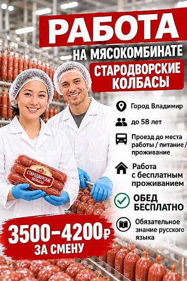 Другие специальности: Место работы- г.Владимир, в России, МЯСНОЕ ПРОИЗВОДСТВО (колбасы)🥓 — 1