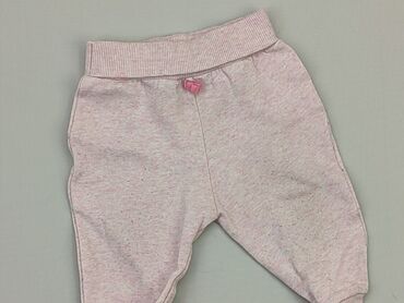 legginsy czarno rozowe: Sweatpants, EarlyDays, 3-6 months, condition - Good