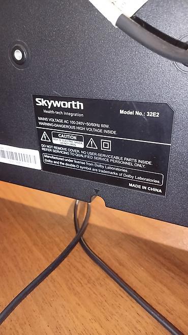 tv box satisi: Skyworth 32E2 televizor - Ekran: 32 düym (təxmini 80 sm) LED panel - — 1