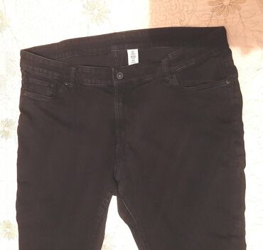 Farmerke: H&M skinny farmerke 54 org Odlične uske tegljive farmerke crni — 4