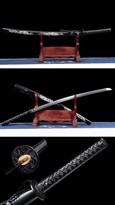 Коллекционные ножи: Катана Стальные Сувенирные Мечи Катаны из разных сталей (Порошковая — 10
