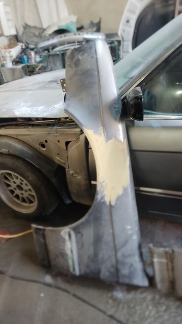бмв е34 универсал: Переднее левое Крыло BMW 1995 г., Б/у, цвет - Серый, Оригинал