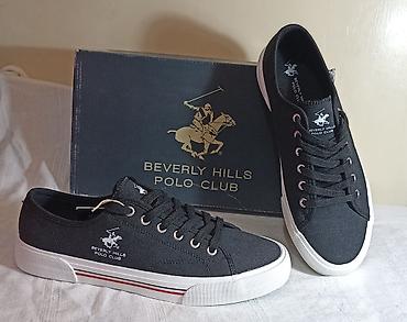 goroteks patike: Beverly Hills Polo Club muške patike – crne platnene tenisice sa — 4