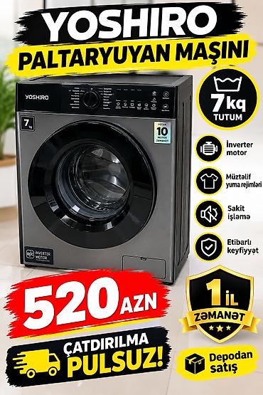 iphobe 7: Yoshiro paltaryuyan maşını - Yük tutumu: 7 kq - İnverter motor - — 1
