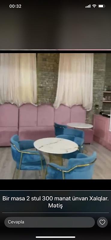 xalqlar restoranlar: Masa ve 2 stul 300 azn. Ünvan Xalqlar — 1