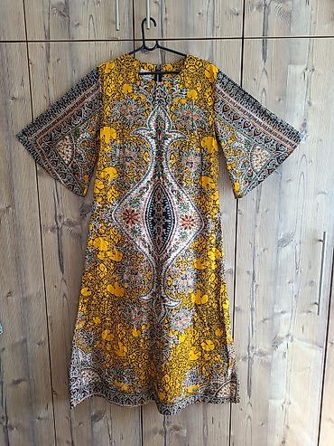 boho kosulje: Haljina od 100% tajlandskog pamuka, veličina M. Živopisni etno/boho — 2